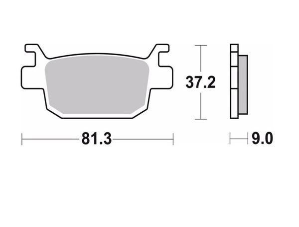 Brembo Street Snerited Metal спирачни накладки - 07gr93sp 07gr93sp