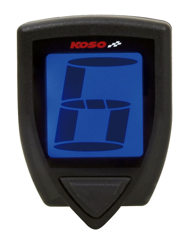 KOSO SUPER SLIM Style Gear Indicator Universal Black Kn002000