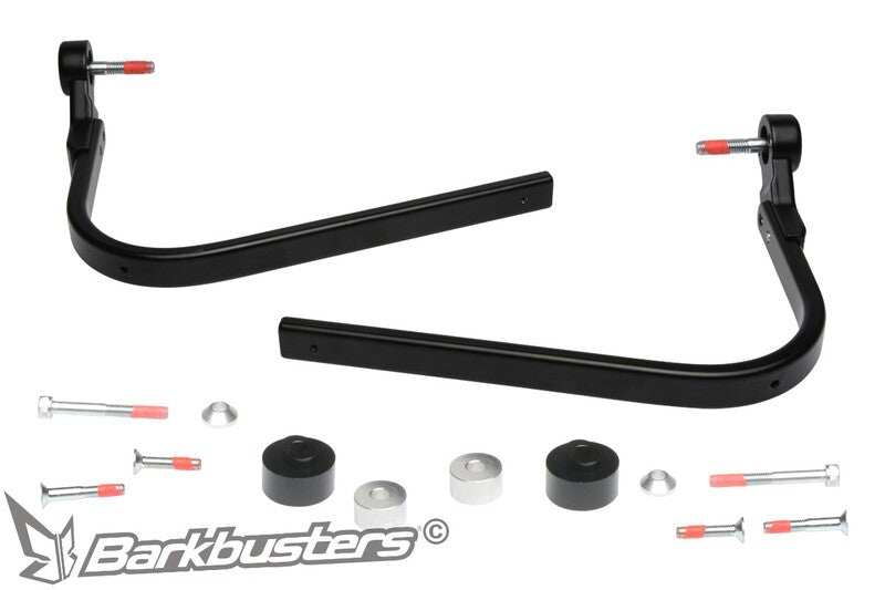 Barkbusters Universal Hardware Kit Единична бар Край резбова черна STM-007-02-NP