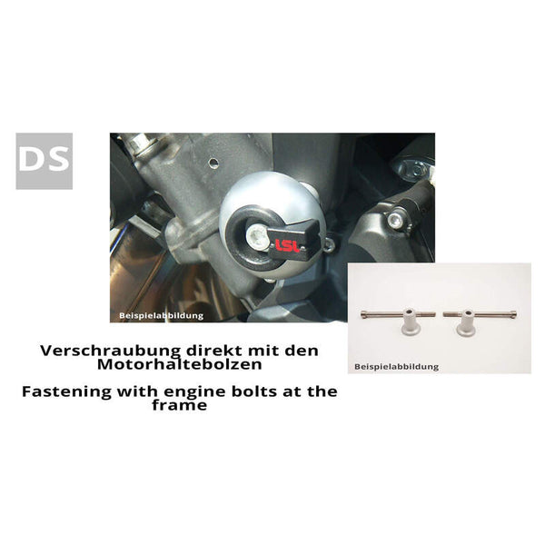 LSL Crash Protectors Fitting Kit Kawasaki Ninja 650 550K159SI
