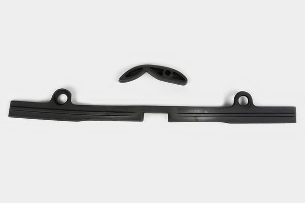 Ufo chain slides + lower chain protection - black - ktm (kt03083#001)