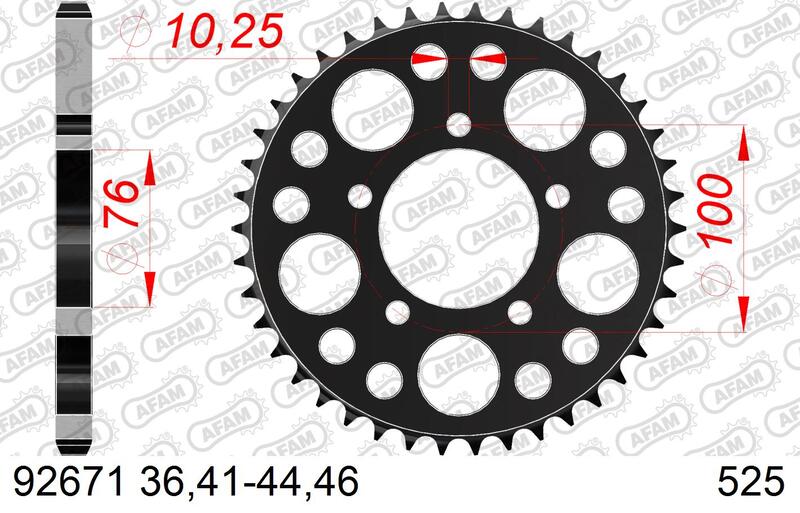 AFAM Steel Standard задно смоно 92671 - 525