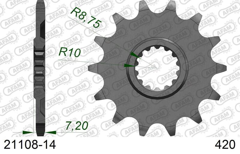 Afam Steel Standard Front Spook 21108420