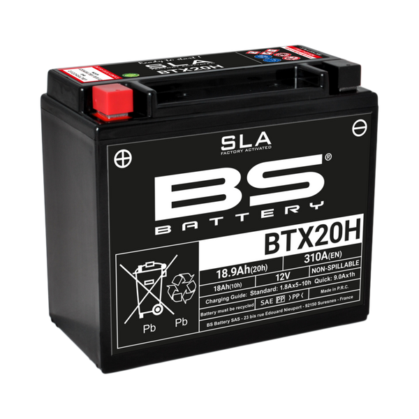 BS Battery SLA Batteryange Pheadenance -Free Factory Activing - BTX20H