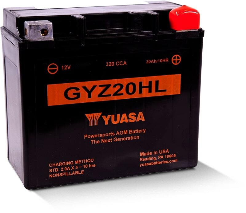 Yuasa maintenance -free factory -enabled battery - Gyz20HL