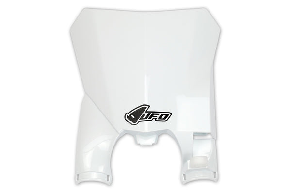 UFO Stadium Front Number Plate White Honda CRF450R/RX HO04679#041 