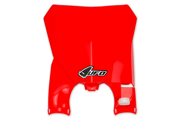 UFO Stadium Front Number Plate Red Honda CRF450R/RX HO04679#070
