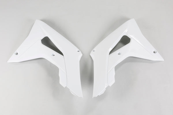 НЛО радиатор покрива бял Honda CRF450R HO04682#041