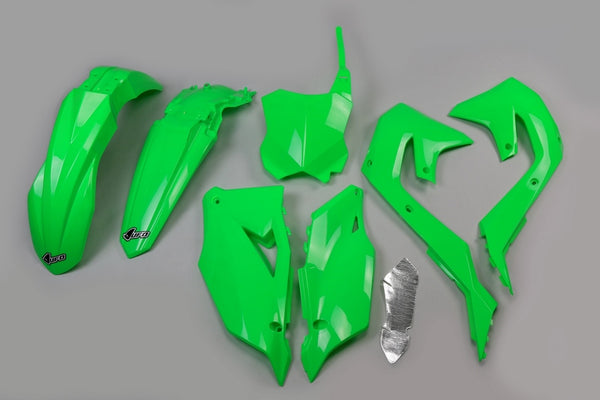НЛО пластмасов комплект Неон Зелен Kawasaki Kx450 Kakit227@Afu