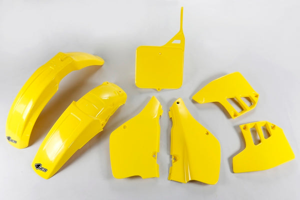 UFO PLASTIC KIT OEM COLOR YELLOW SUZUKI RM250 SUKIT398@999