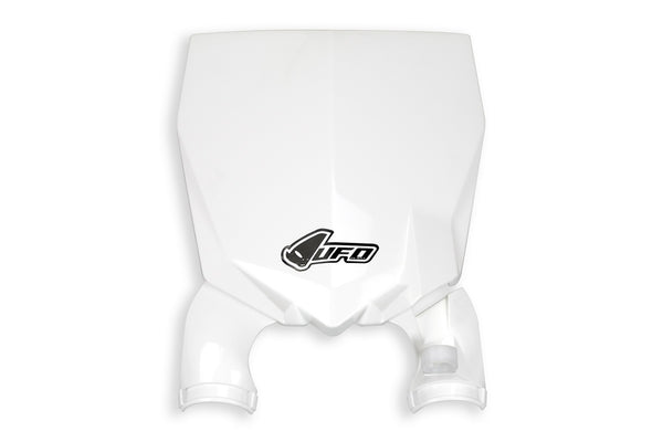 UFO Stadium Front Number Plate White Yamaha Yz-F/YZ YA04855#046