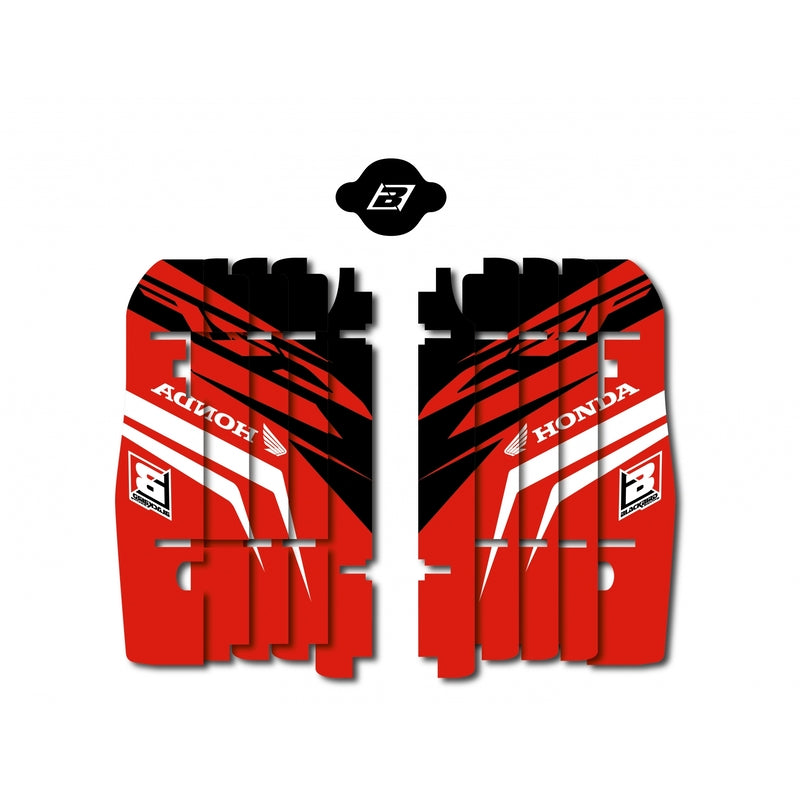 Blackbird Dream Graphic 4 Radiator Louvers Graphic Kit Honda CRF 250 A102N