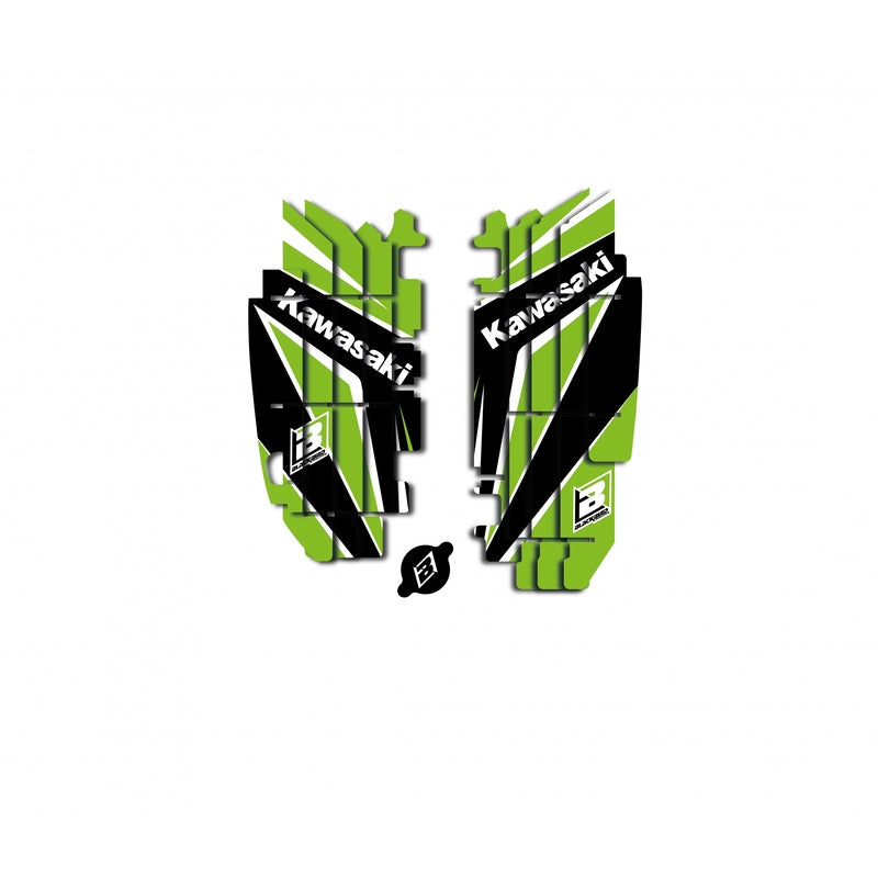 Blackbird Dream Graphic 4 радиаторни жалузи Графичен комплект Kawasaki KXF A402N