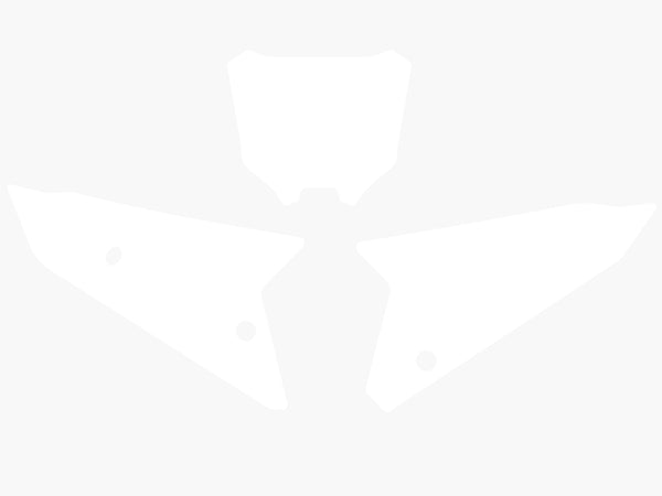 Стикери на Blackbird Plate White Honda CRF450 3147/000005