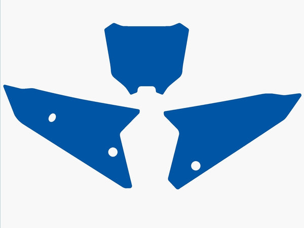 Blackbird Plate Stickers Blue Honda CRF450 3147/000007