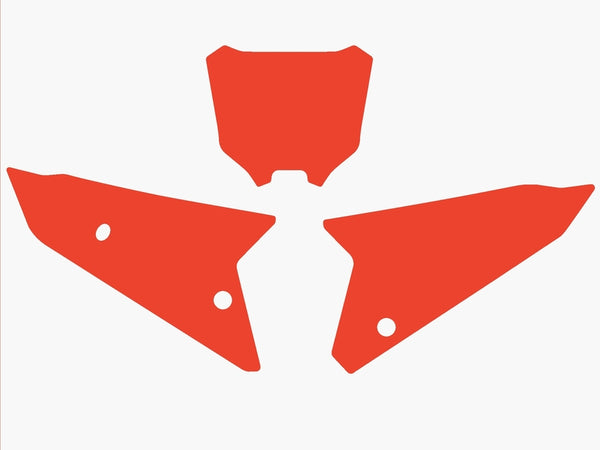 Стикери на Blackbird Plate Red Honda CRF450 3147/000009