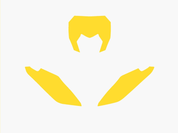 Стикери на Blackbird Plate Yellow Fantic XX 3F00/000004