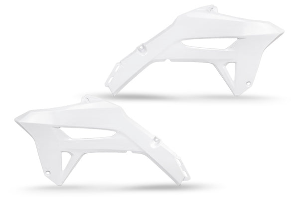 НЛО радиатор покрива бял Honda CRF450R HO05605#041