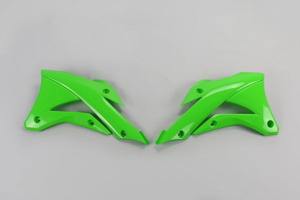 НЛО радиатор покрива зелено Kawasaki KX 85 KA04728#026