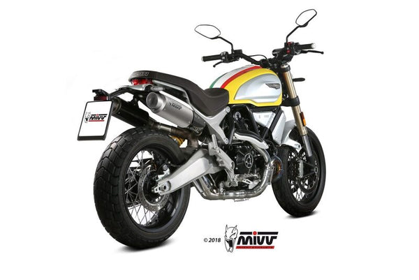 Mivv GP Pro Silencer Titanium/неръждаема стомана - Ducati Scrambler 1100 D.038.L6P