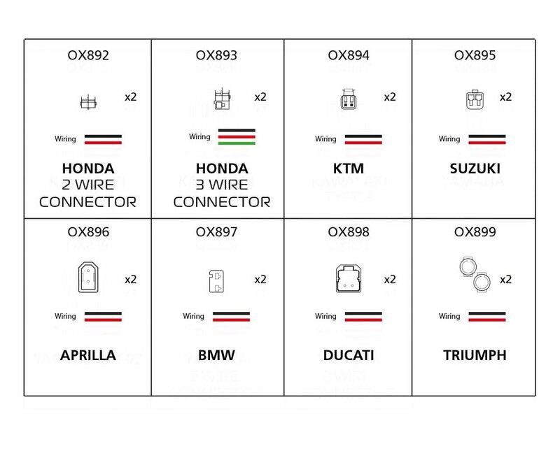 Оксфордски индикатор адаптер кабел - Yamaha 3 Wire Connector OX891