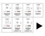 Оксфордски индикатор адаптер кабел - Yamaha 3 Wire Connector OX891