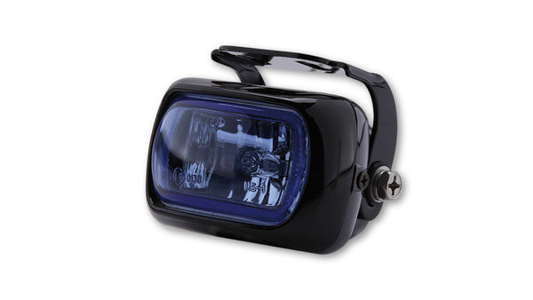 Shin Yo Fog Light Black Aluminum Housing With Holder, Glass Blue 222-224