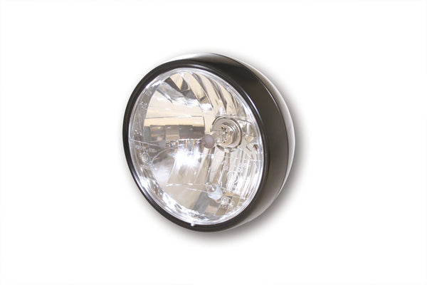 Shin Yo Headlight, 6 1/2 "Black Satin Finish 223-053