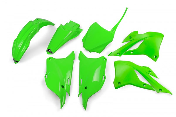 НЛО пластмасов комплект - OEM цвят Kawasaki KX85 Kakit229@026