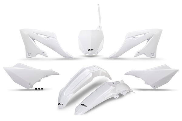 UFO Plastic Kit - White Yamaha YZ125/250 YAKIT324@046 