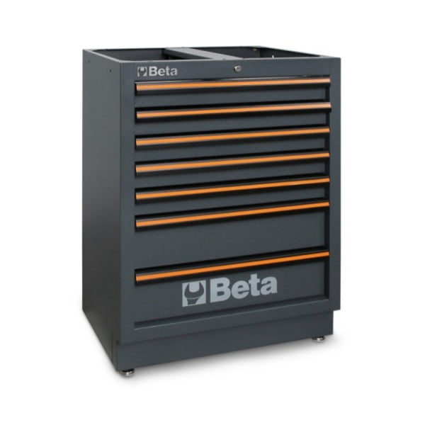 Бета фиксиран модул 7 чекмеджета сиво C45Pro M7