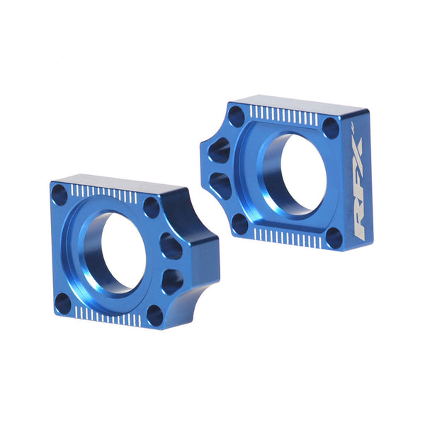 RFX PRO Rear Axle Adjusters Blocks - Blue FXAB4020099BU