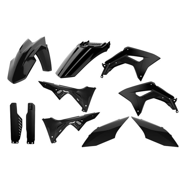 Police Port Plastic Kit Black - Honda CRF 150L 90847