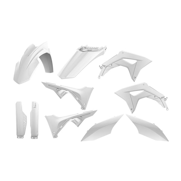 Police Port Plastic Kit White - Honda CRF 150L 90848