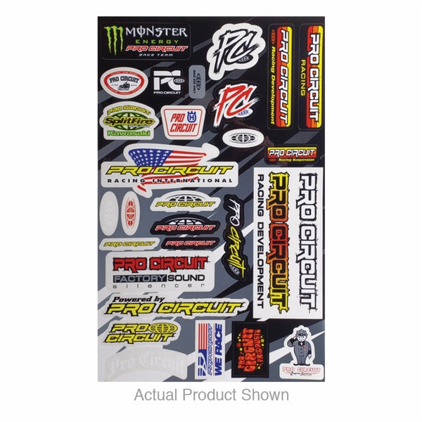 Pro Circuit Deluxe 2022 Decals Sheet DC22DLX