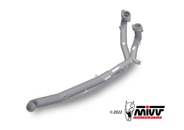MIVV No-Catalyzer Pipe Stainless Steel - H.079.C1 H.079.C1 avgassystem i rostfritt stål för motorcykel, reservdel inom ACC. EXHAUST-kategorin.