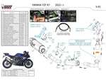 MIVV Изпускател SR-1 Пълна изпускателна система Y.071.LR1TB