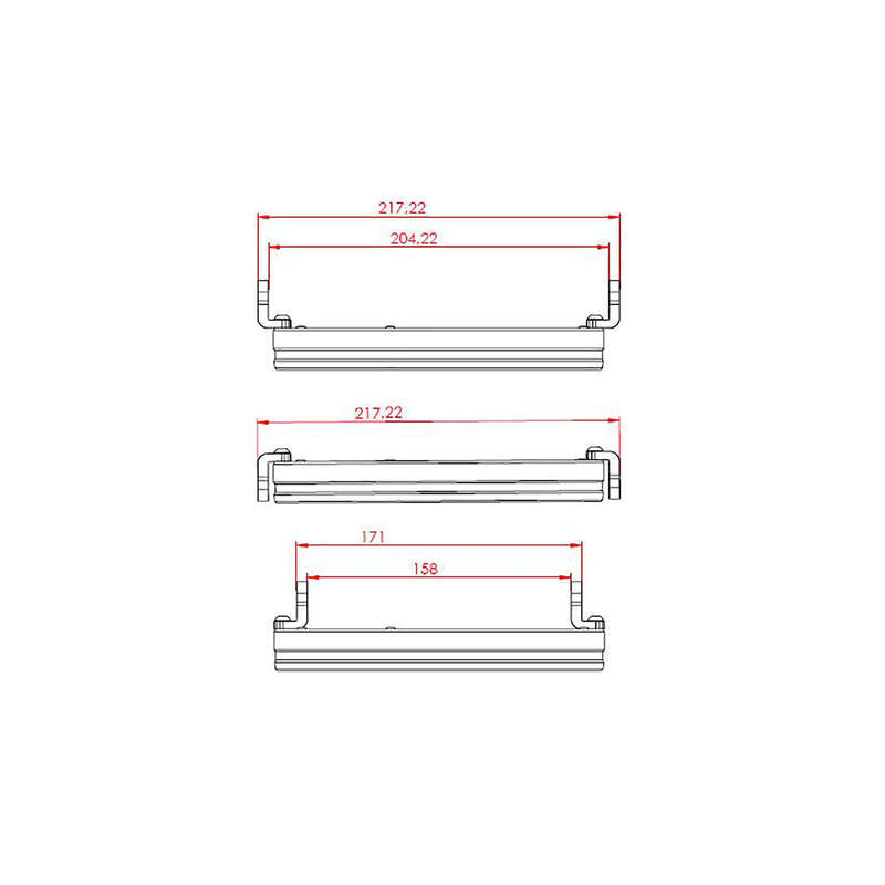 Главна фара на Highsider Frame-R1 Type 11 7 инча, страничен монтаж 223-258