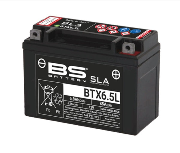 BS Battery SLA Batteryance Free Factory Actived - BTX6.5L