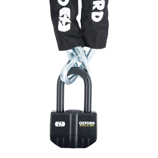 Oxford Boss Alarm 16mm Lock + 12mm chain - 2.0m