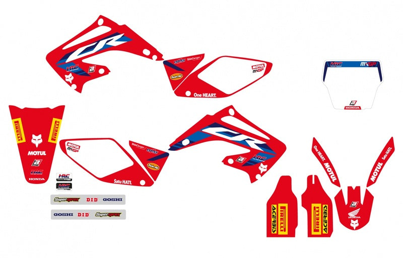 Team Blackbird HRC 23 Honda Complete Graphics Kit 8136R23