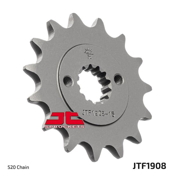 JT Sprock's Steel Noise -Free Front Sprock 1908 - 520 JTF1908.15RB