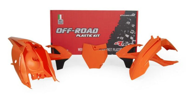 Пластмасов комплект Racetech Plastic-4 Оранжеви за KTM R-Kitktm-AR0-500
