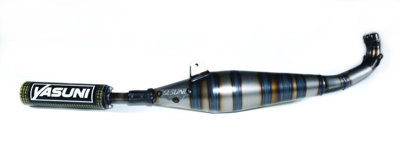 Yasuni Пълна изпускателна система Carbon Kevlar / Alu Black Tub1001-4ck