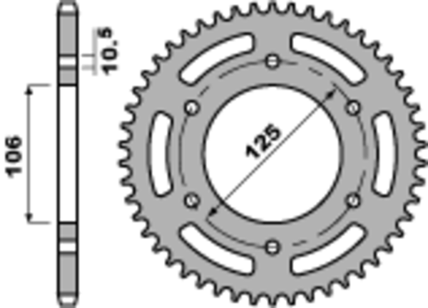 PBR Standard Steel Rathy Spook 4530 - 520 4530 51 C45