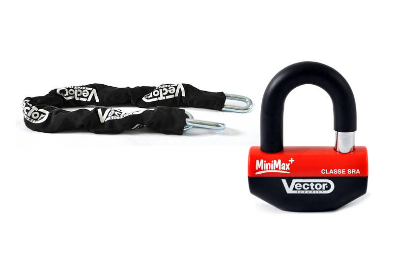 Векторна анти -Theft Kit - Minimax + Disc Lock Ø16mm + верига Ø13mm / 1.1m NULL