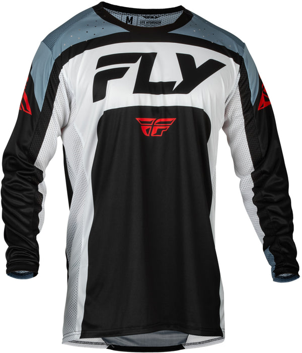 Fly Racing Lite Jersey - Black/White/Denim Gray 377-720s