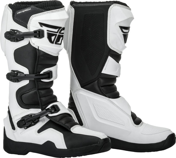 Fly Racing Maverik Boots White/Black Sz 11 364-67511