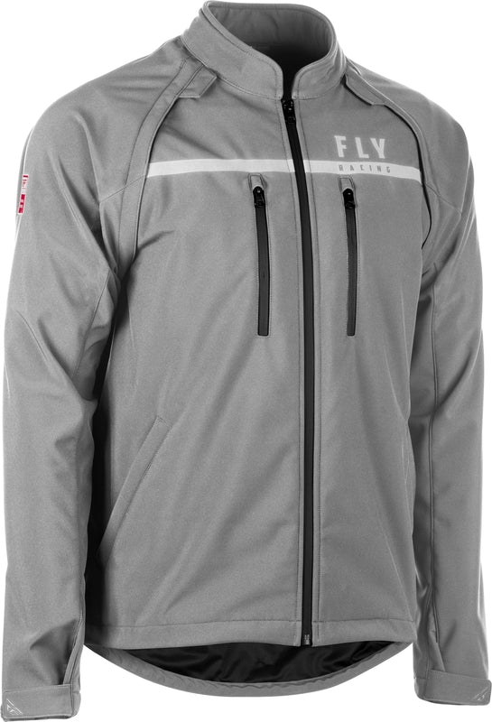 Fly Racing Patrol Softshell яке - сиво 373-687M