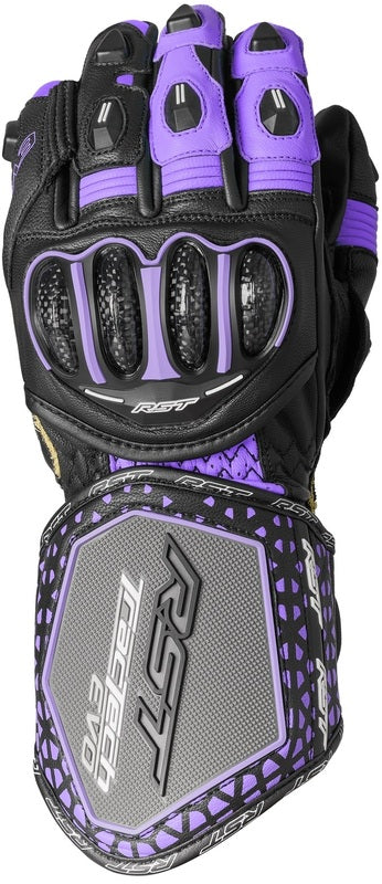 RST TRACTECH EVO 4 LADIES GLOVES - Black/Fuschia/Gray 103495PNK -08